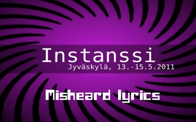 Instance of Purple - Misheard Lyrics